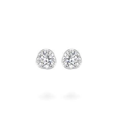 Hoa tai vàng trắng 18K gắn đá CZ DOJI AFEM300429D2CZ1